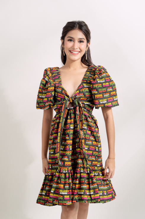 EMGEE by Get Spotted: Maria Dress in Para Po Fabric